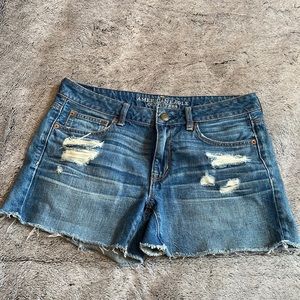 American Eagle Distressed Denim Shorts